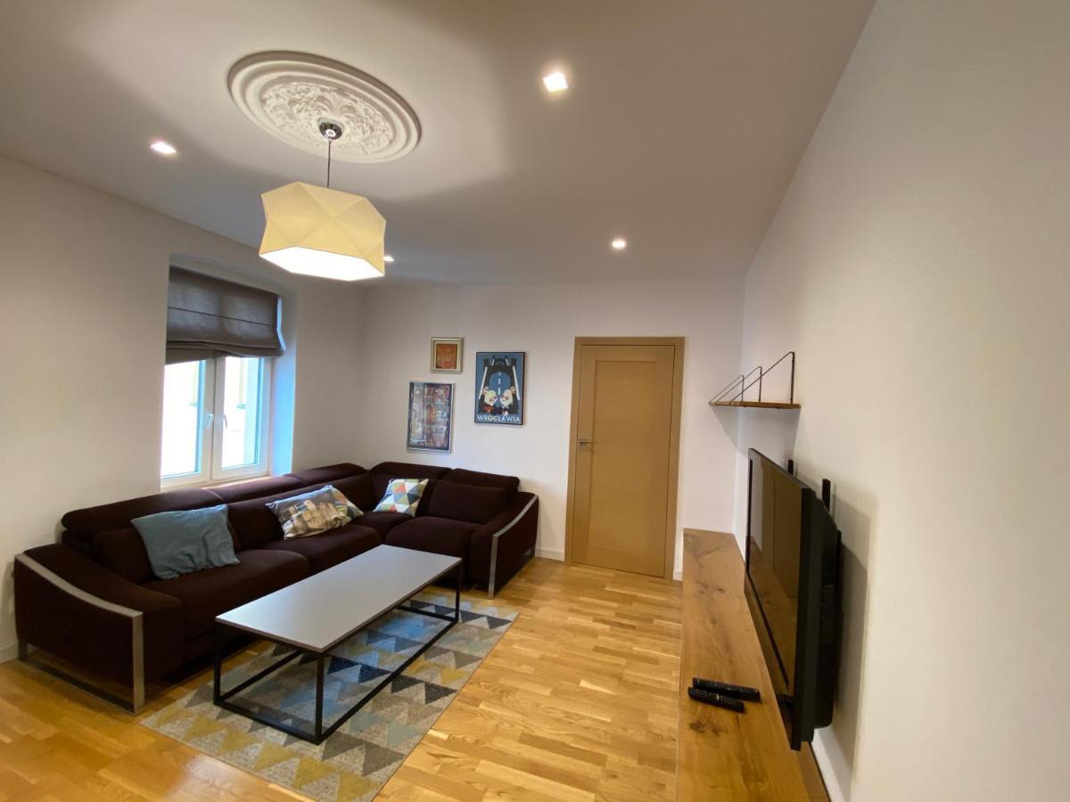 Stylowy 2-Pokojowy Apartament 5 Min. Od Rynku Wrocław Kültér fotó